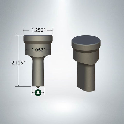 F16 Oblong Punch - No Keyway