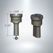 F16 Oblong Punch with 4mm Cross Keyway