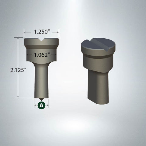 F16 Oblong Punch with V-Groove