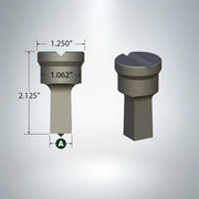 F16 Square Punch with V-Groove