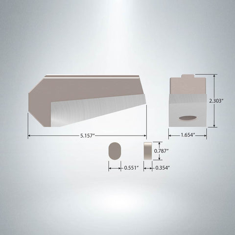 Geka™ Hyd. 50/55 Upper Rectangular Notcher Blade